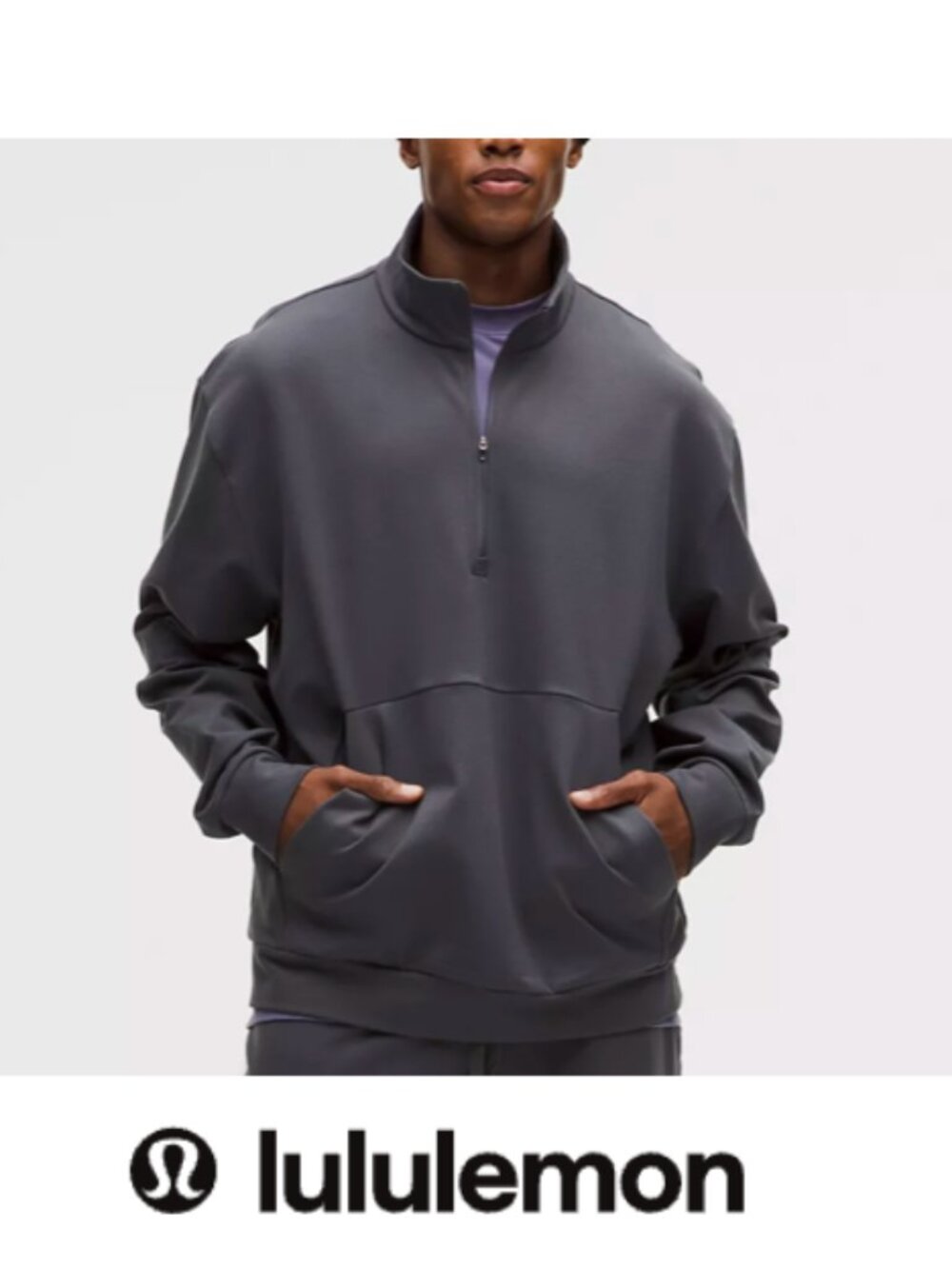 LuluLemon Heavyweight Soft Jersey Half Zip Men's XL